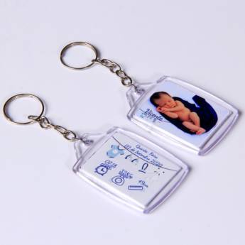 Comprar o produto de Chaveiro em acrílico 3x4 em Personalizados em Manaus, AM por Solutudo
