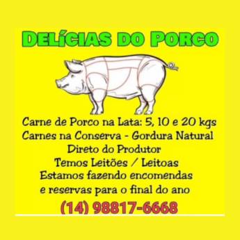 Comprar o produto de Porco na Lata em Avaré  em Açougues em Avaré, SP por Solutudo