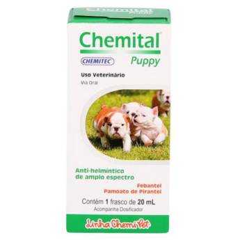Comprar o produto de Vermífugo Chemital Puppy em Medicamentos em Foz do Iguaçu, PR por Solutudo