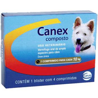 Comprar o produto de Vermifugo Ceva Canex Composto para Cães em Medicamentos em Foz do Iguaçu, PR por Solutudo