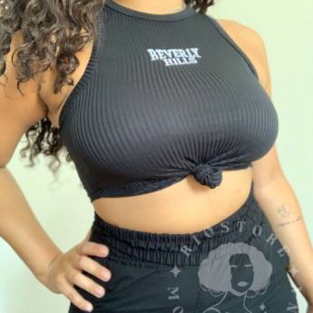 Comprar o produto de Cropped Bervely Hills em Croppeds em Bauru, SP por Solutudo