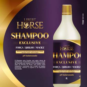 Comprar o produto de Shampoo Exclusive 1L em Cosméticos para cavalos em Aracaju, SE por Solutudo