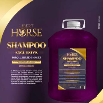 Comprar o produto de Shampoo Exclusive 5L em Cosméticos para cavalos em Aracaju, SE por Solutudo