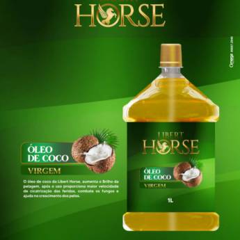 Comprar o produto de Óleo de Coco Virgem 1L em Cosméticos para cavalos em Aracaju, SE por Solutudo