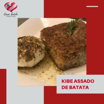 Comprar o produto de KIBE ASSADO DE BATATA em Restaurantes Árabes em Botucatu, SP por Solutudo