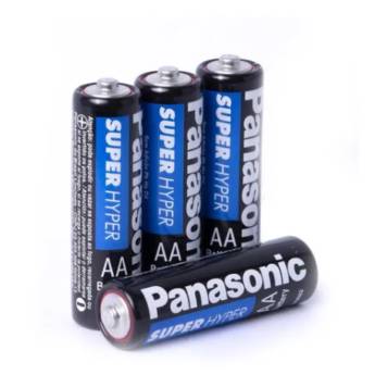 Comprar o produto de Pilha Panasonic AA - C/ 4 Unidades em Pilhas, Carregadores e Bateria em Divinópolis, MG por Solutudo