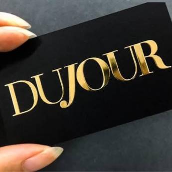 Comprar o produto de Cartões Alto Padrão HOT STAMPING em Cartão de Visita em São José do Rio Preto, SP por Solutudo