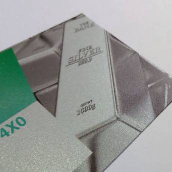 Comprar o produto de Cartões de Visita Silver Lux 300G / Sem Verniz em Cartão de Visita em São José do Rio Preto, SP por Solutudo