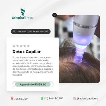 Comprar o produto de Detox Capilar em Beleza e Cuidado Pessoal em Jundiaí, SP por Solutudo