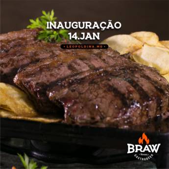 Comprar o produto de Inauguração Sexta Feira 14/01 em Alimentos e Bebidas em Leopoldina, MG por Solutudo