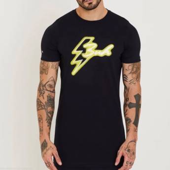 Comprar o produto de T-Shirt Raio Neon Preta em Camisetas em Bauru, SP por Solutudo