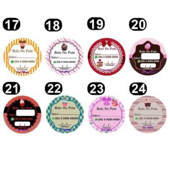 Comprar o produto de Etiqueta Adesivo Padrão Redondo Papel em Etiquetas Adesivas em São José do Rio Preto, SP por Solutudo