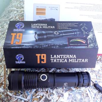 Comprar o produto de Super Promoção Lanterna T9 LED SUPER FORTE R$149,00 em Lanternas em Lençóis Paulista, SP por Solutudo