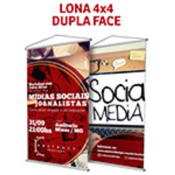 Comprar o produto de BANNER DUPLA FACE 4X4 em Banners em São José do Rio Preto, SP por Solutudo