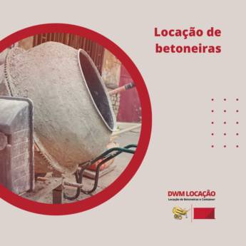 Comprar o produto de Locação de betoneiras em Materiais para Construção em Botucatu, SP por Solutudo