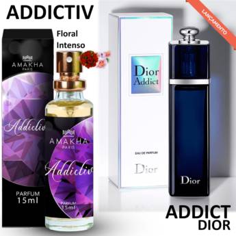 Comprar o produto de Perfume feminino ADDICT DIOR 15ML - Amakha Paris em Perfumes de Bolso Femininos em Bauru, SP por Solutudo