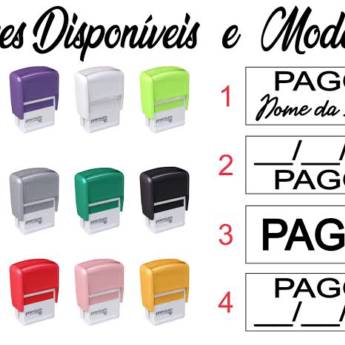Comprar o produto de Tipos de Carimbos em Carimbos em São José do Rio Preto, SP por Solutudo