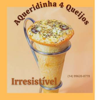 Comprar o produto de Pizza cone de 4 queijos em Pizzaria Delivery em Lins, SP por Solutudo