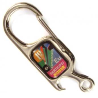 Comprar o produto de Chaveiros Mosquetões COD 102 - Abridor de Garrafa em Chaveiros Mosquetão em São José do Rio Preto, SP por Solutudo