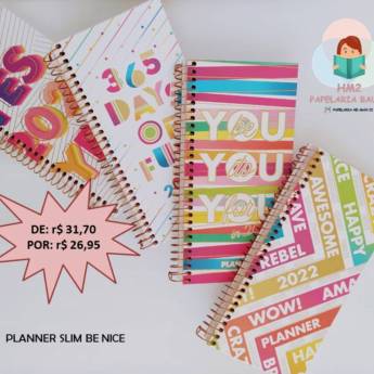 Comprar o produto de Planner Slim Be Nice - Bauru em Planner em Bauru, SP por Solutudo