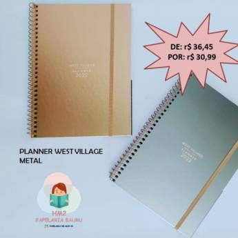 Comprar o produto de Planner West Village Metal - Bauru em Planner em Bauru, SP por Solutudo