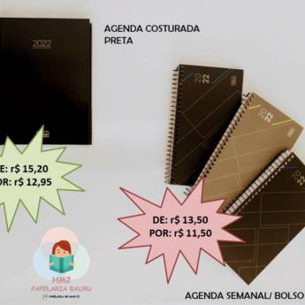 Comprar o produto de Agenda Semanal de Bolso - Bauru em Agendas em Bauru, SP por Solutudo