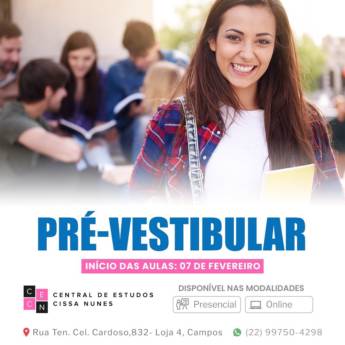 Comprar o produto de Pré-vestibular presencial em Cursinhos Pré-Vestibulares em Campos dos Goytacazes, RJ por Solutudo