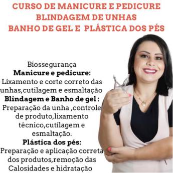 Comprar o produto de Curso de Manicure e Pedicure, Blindagem de Unhas, Banho de Gel e Plástica dos Pés em Cursos de Beleza em Guarantã do Norte, MT por Solutudo
