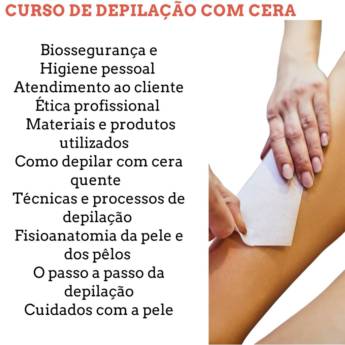 Comprar o produto de Curso de Depilação com Cera em Cursos de Beleza em Guarantã do Norte, MT por Solutudo