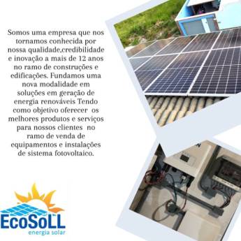 Comprar produto Energia solar para indústria em Energia Solar pela empresa EcoSoLL Energia Solar em Eunápolis, BA