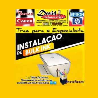 Comprar o produto de Instalação de Bulk Ink em Aracaju em Assistência Técnica em Aracaju, SE por Solutudo