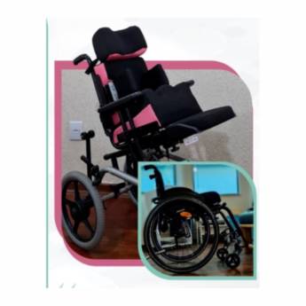 Comprar o produto de Cadeira de Rodas Adaptada em Fisioterapia em Botucatu, SP por Solutudo