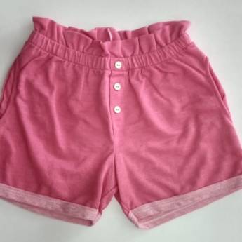 Comprar o produto de Shorts Infantil Feminino Tamanho 16 Rosa - Bauru em Shorts em Bauru, SP por Solutudo