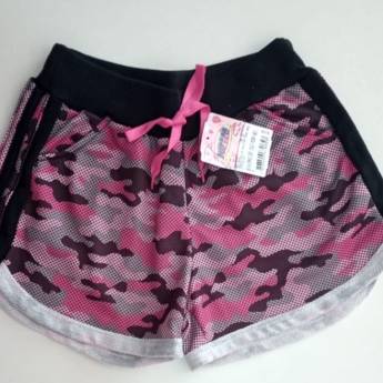 Comprar o produto de Shorts Militar Rosa tamanho 16 - Bauru em Shorts em Bauru, SP por Solutudo