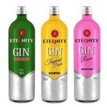 Comprar o produto de Gin Eternity Sabores - 900 ml em Gin em Foz do Iguaçu, PR por Solutudo