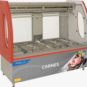 Comprar o produto de Expositor açougue tendal premium 2,00 m - POLOFRIO em 1 - POLOFRIO em Bauru, SP por Solutudo