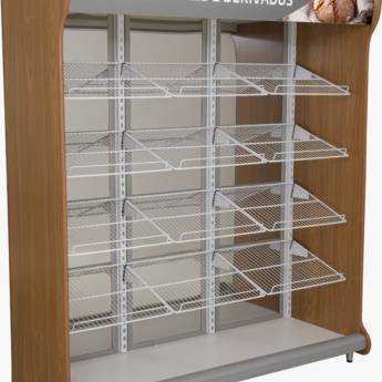 Comprar o produto de Vitrine espelhada para pães nobres 2,00 m - POLOFRIO em 1 - POLOFRIO em Bauru, SP por Solutudo