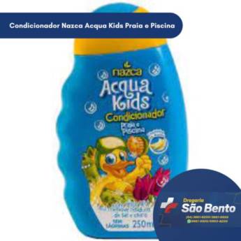 Comprar o produto de Condicionador Nazca Acqua Kids Praia e Piscina em Shampoos e Condicionadores pela empresa Drogaria São Bento 02 em Mineiros, GO por Solutudo