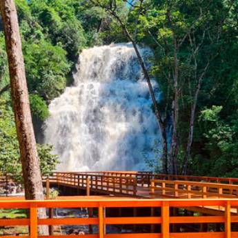 Comprar o produto de Excursão para Cascata Águas de Santa Bárbara - Lins, Bauru e Região em Viagens e Turismo em Bauru, SP por Solutudo