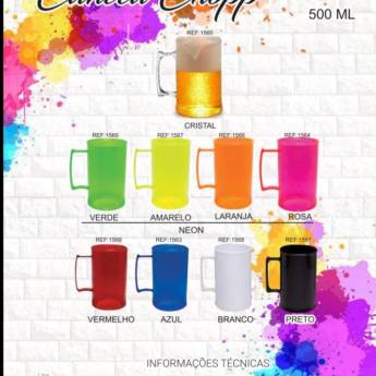 Comprar o produto de Caneca chopp 500ml em Canecas em São José do Rio Preto, SP por Solutudo