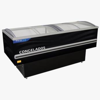 Comprar o produto de Ilha para congelados 520L Vidro Semi Curvo - POLOFRIO em 1 - POLOFRIO em Bauru, SP por Solutudo