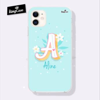 Comprar o produto de Capa personalizada com a Inicial do nome em Bauru em Capas para Celular em Bauru, SP por Solutudo