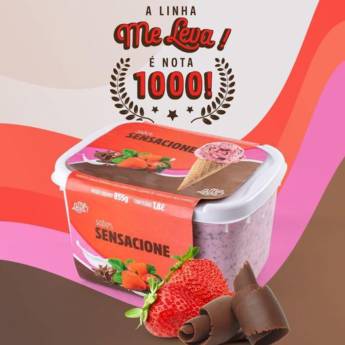 Comprar o produto de Sorvete de Pote Sabor Sensacione - Bauru em Sorvetes em Bauru, SP por Solutudo