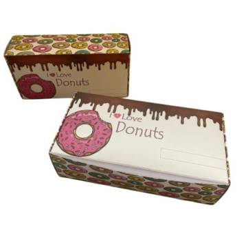 Comprar o produto de Caixa/caixinha/embalagem para 2 donuts em Caixas em Bauru, SP por Solutudo