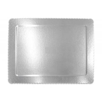 Comprar o produto de Bandeja Cakeboard Retangular Prata em Bandejas em Bauru, SP por Solutudo