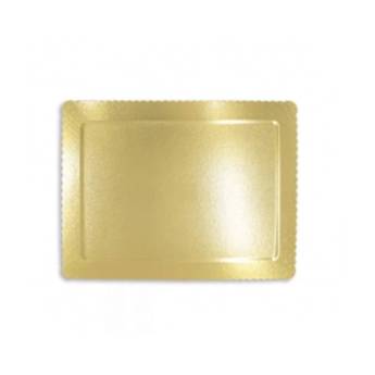Comprar o produto de Bandeja Cakeboard Retangular Ouro em Bandejas em Bauru, SP por Solutudo