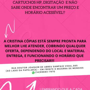 Comprar o produto de Procurando por Cartuchos e Digitação em Marília? em Copiadoras - Xerox em Marília, SP por Solutudo