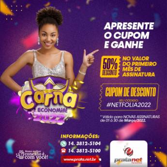 Comprar o produto de 50% de Desconto no Valor do Primeiro Mês de Assinatura em Provedores de Internet em São Manuel, SP por Solutudo