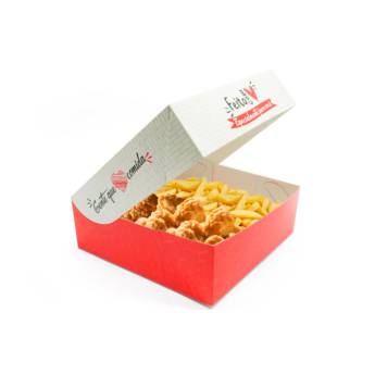 Comprar o produto de Caixa para frituras delivery pequena gourmet - 50 unidades  em Caixas em Bauru, SP por Solutudo
