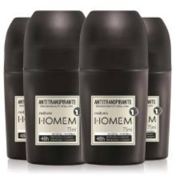 Comprar o produto de Kit Desodorantes Antitranspirantes Roll-On Natura Homem em Desodorantes em Bauru, SP por Solutudo